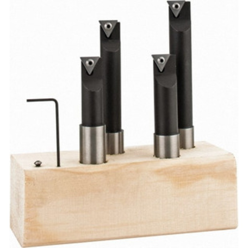 Borite 1-1/2, 1-1/4, 2-1/2, 2-1/8 Max Bore, 1/2 Min Bore Smallest Bar, 7/16 Min Bore Largest Bar, Steel Indexable Boring Bar Set Uses TT Inserts, 1/2 Shank Diam 1B-500 C-5 – 78085156
