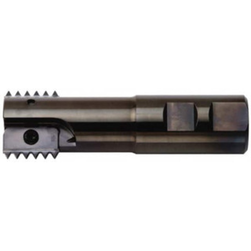 Carmex 1.57 Diam, 2.8 Max Hole Depth, 1-1/4 Shank Diam, Indexable Thread Mill Takes 2 Inserts, 30mm Insert Size, I/E Insert Style, SR Toolholder Style, 5.12 OAL, Through Coolant SR1580L30-2 – 02026680